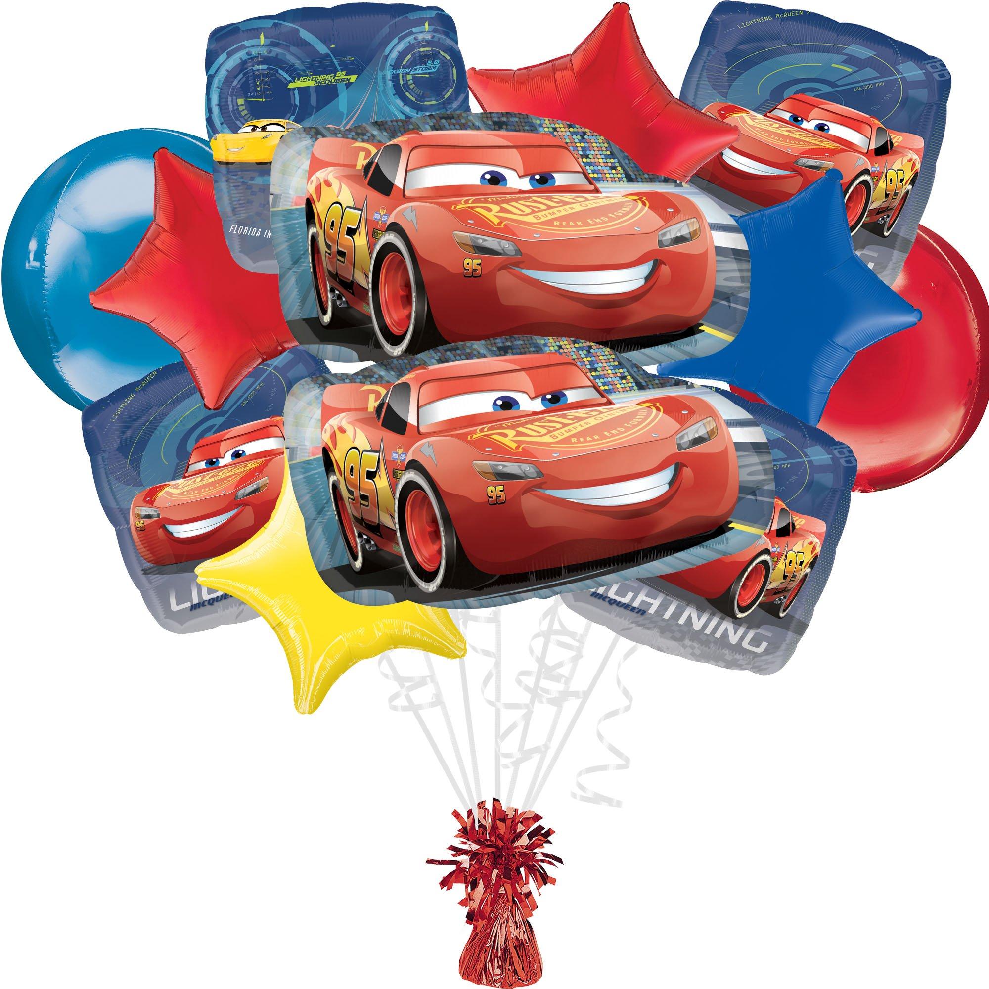 Cars 3 Foil Balloon Bouquet